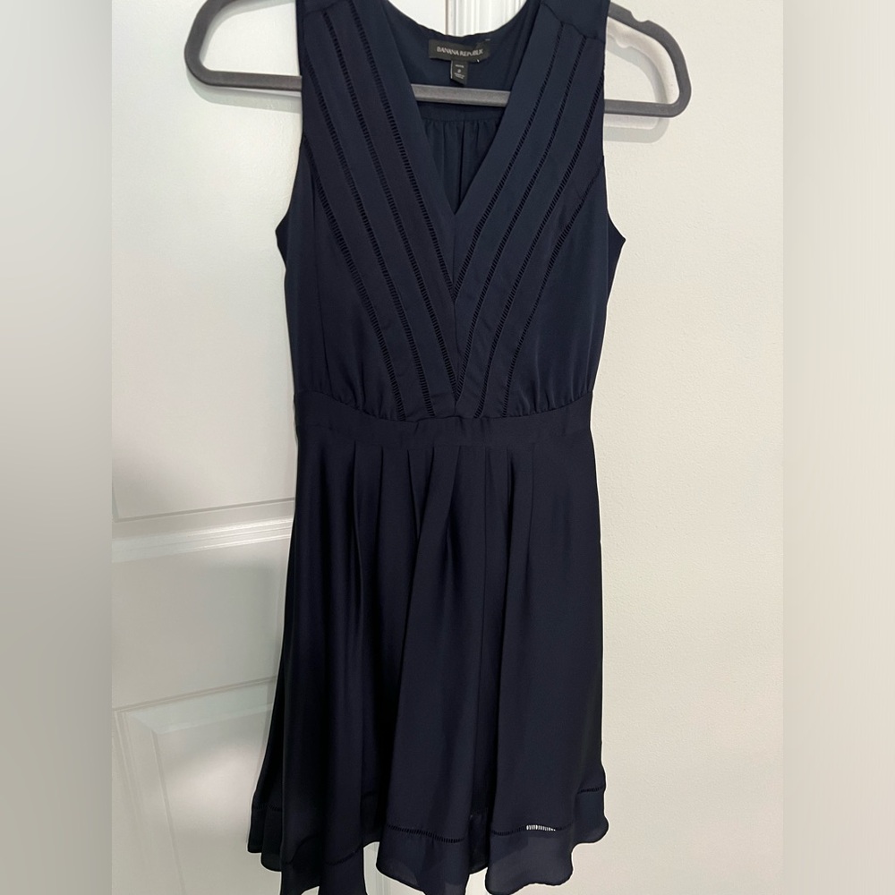 Silk knee length dress